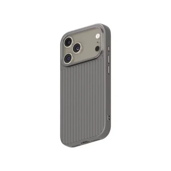 Smartix Ultraguard Silicone Magnetic Case for iPhone 17 Pro Max - Titanium Gray